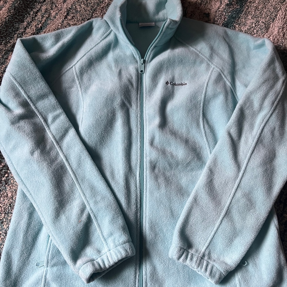 Columbia Light Blue Fleece Jacket